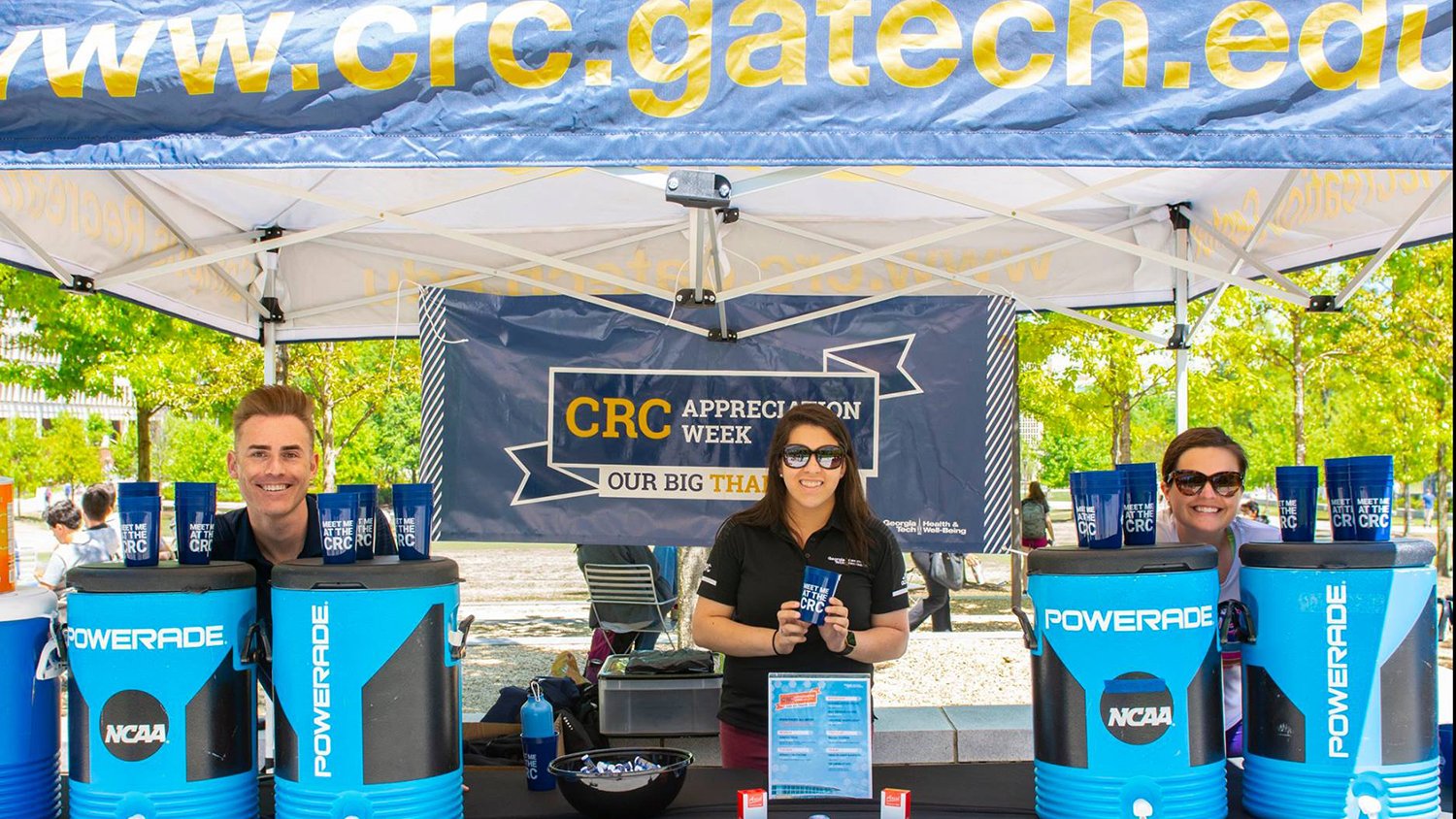 CRC table during their 2019 event.